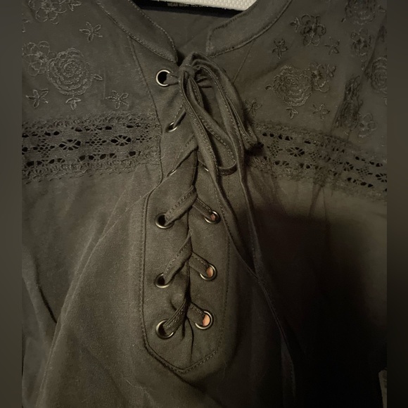 NWT Torrid Black Cotton Dolman Shirt sz 2X - Picture 6 of 12